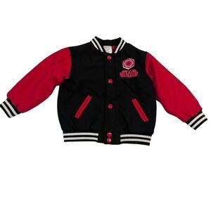 Disney Store Star Wars Kylo Ren Varsity Bomber Jacket Toddler Size 2 First Order